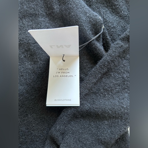 NWT LNA x Revolve Ziggy Alpaca Sweater in Black - Picture 5 of 5